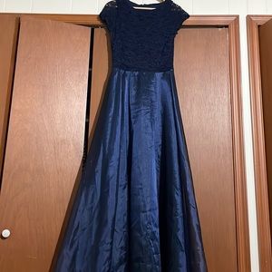 Formal Navy Gown - Size 10 JS Collections